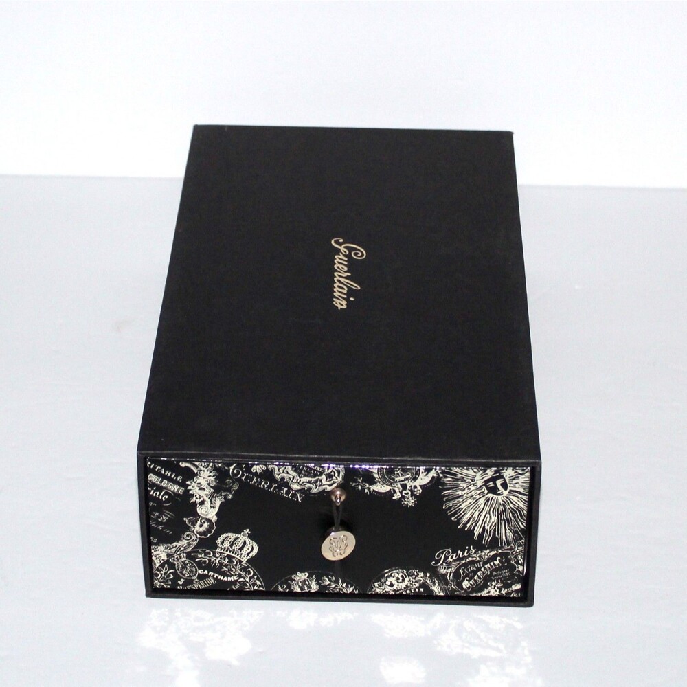 Guerlain Insolence EMPTY Decorative Box cardboard drawer vanity black gold